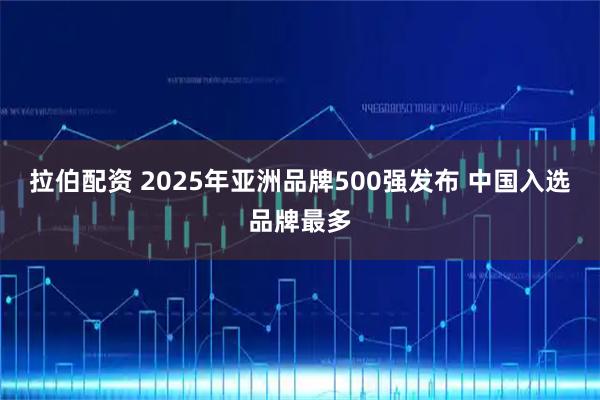 拉伯配资 2025年亚洲品牌500强发布 中国入选品牌最多